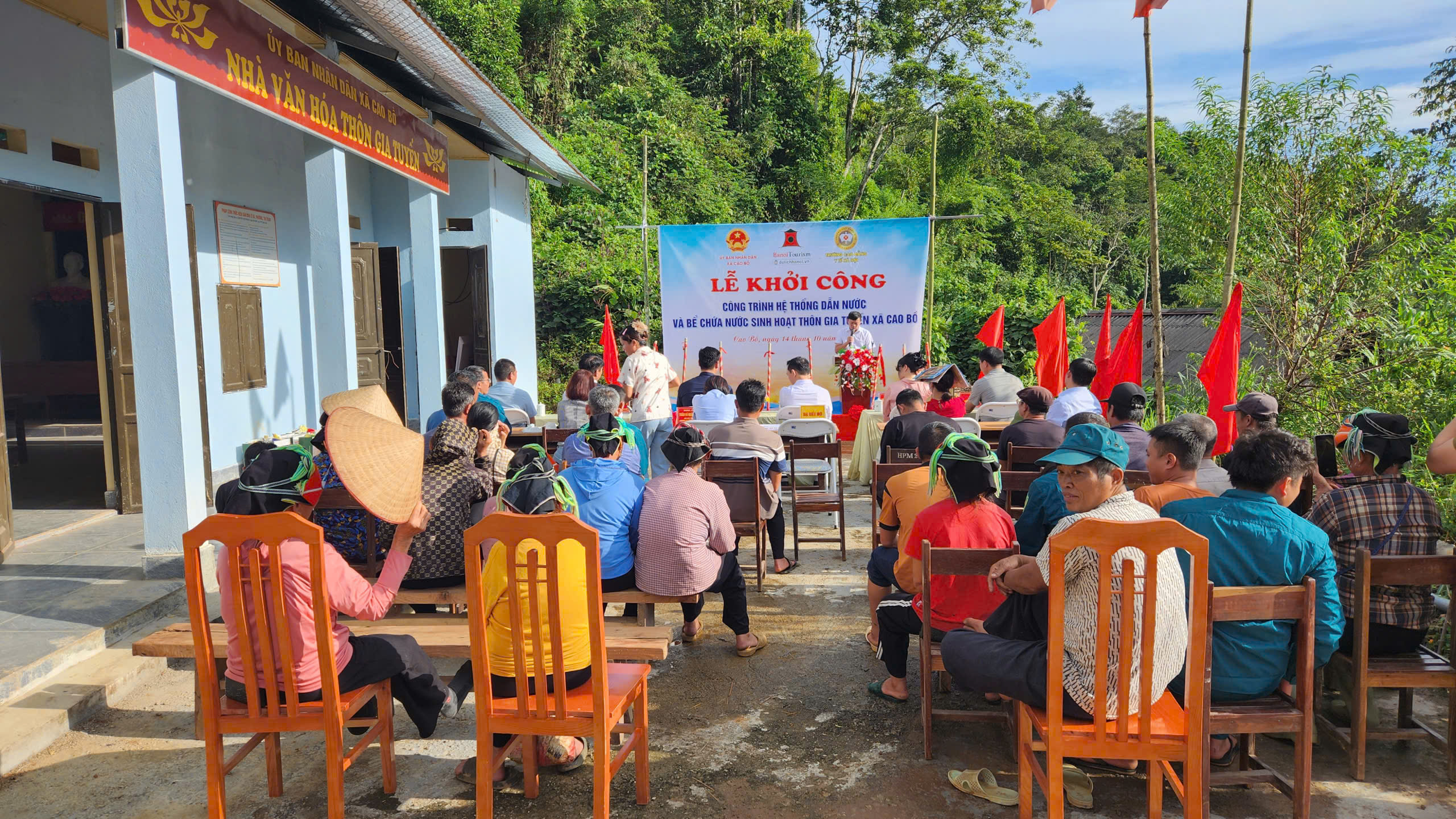 Lễ Khởi Công Công Trình Hệ Thống Dẫn Nước Và Bể Chứa Nước Sinh Hoạt Tại Xã Cao Bồ, Tỉnh Tuyên Quang